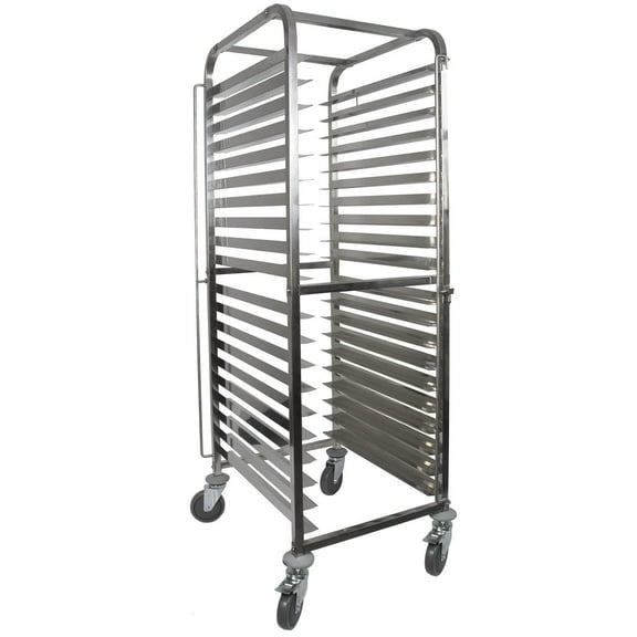 Front-Load Knock Down Bakery Rack All Stainless Steel, for Full Size Sheet Pans 1, For 20 trays