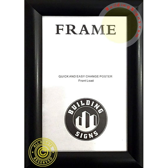 Front Load Snap Poster Frame 8.5x14 /Picture Frame 8.5x14 /Snap Frame Black, 8.5X14 Inches, Wall Mounting, Portrait and Landscape Mode, Anti-Glare, PVC Cover, Lightweight (ref-2201)