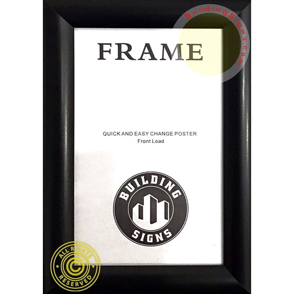 Front Load Snap Poster Frame 8.5x14 /Picture Frame 8.5x14 /Snap Frame Black, 8.5X14 Inches, Wall Mounting, Portrait and Landscape Mode, Anti-Glare, PVC Cover, Lightweight (ref-2201)