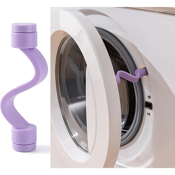 Front Load Washer Door Prop, Washing Machine Prop Open, Magnetic, Keep Open and Dry (purple)