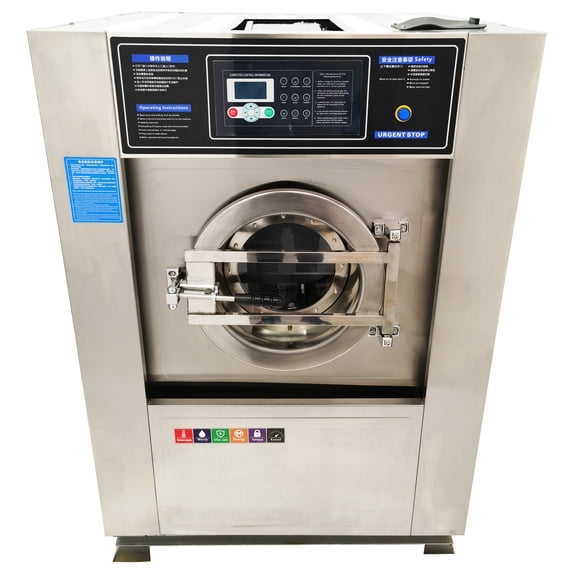 Front Load Washer Industrial Automatic Laundry Washing Machine Commercial Washer Laundry, Dehydration and Drying Machine 220V