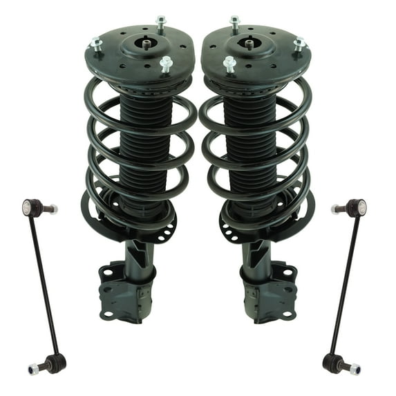 Front Loaded Complete Strut Spring Assembly Sway Bar Link 4pc Kit for Fusion SCA34841 Fits select: 2013-2020 FORD FUSION SE