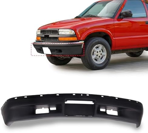 Replacement 6930 Valance Compatible With 1982-1993 Chevrolet S10 1992-1994 GMC Jimmy Front Air Deflector Primed