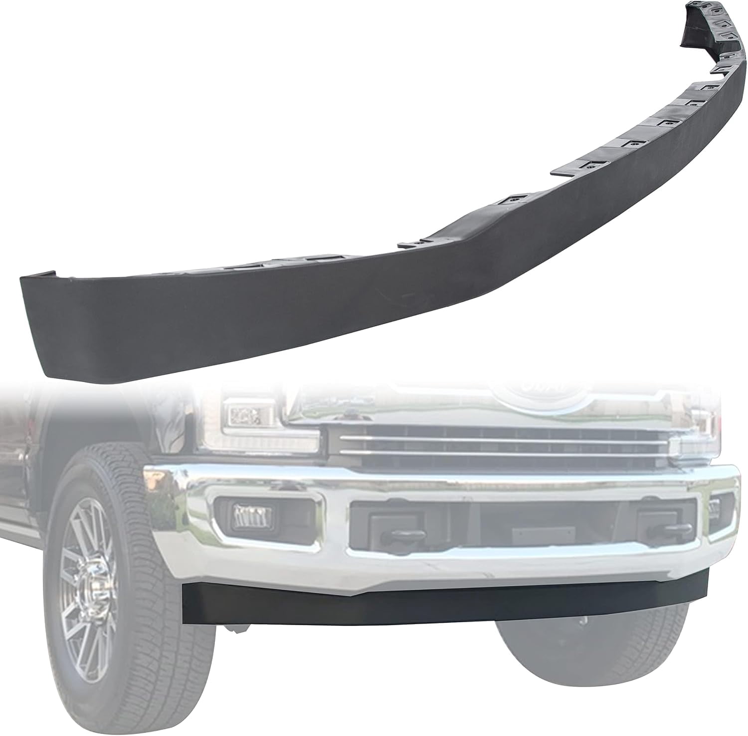 Matte Black Front Grill Guard With LED Lights For 2017-2019 Ford F250 F350 F450 Super Duty Trucks