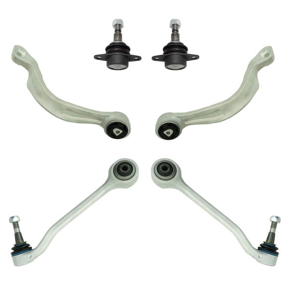 TRQ Front Lower Control Arm with Ball Joint Set 6 Piece Fits 2006-2007 BMW 525xi 530xi 2008 528xi 535xi 2009-2010 528i xDrive 535i xDrive