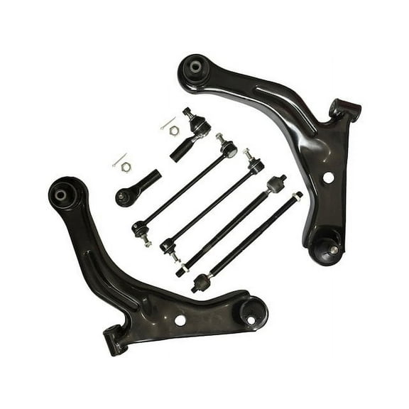 Front Lower Control Arm Ball Joint Tie Rod and Sway Bar End Link Kit - 8 Piece - Compatible with 2005 - 2006, 2008 - 2009 Mazda Tribute (Fits Vehicles Manufactured Before June)