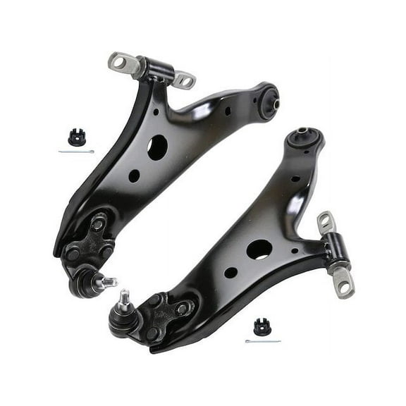 Front Lower Control Arm Set - Compatible with 2008 - 2019 Toyota Highlander 2009 2010 2011 2012 2013 2014 2015 2016 2017 2018