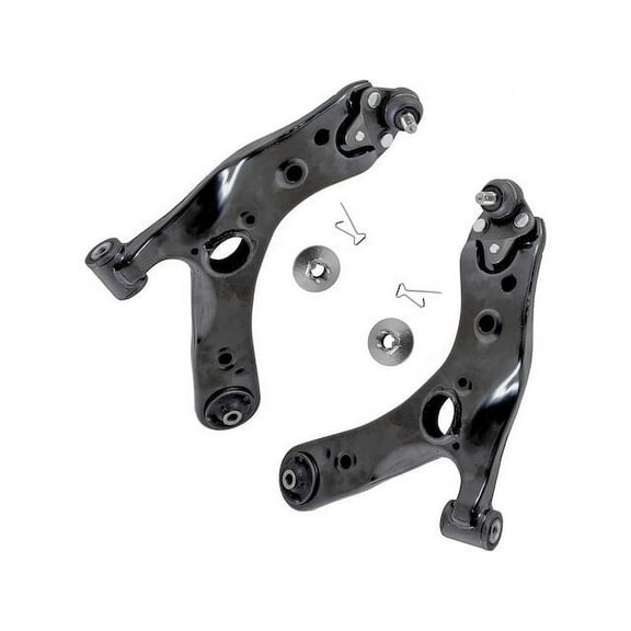 Front Lower Control Arm Set - Compatible with 2010 - 2015 Toyota Prius 2011 2012 2013 2014