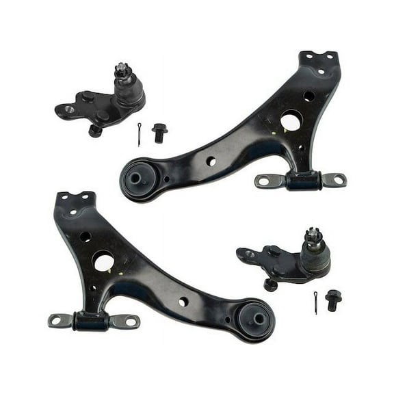Front Lower Control Arm and Ball Joint Kit 4 Piece - Compatible with 2007 - 2017 Toyota Camry 2008 2009 2010 2011 2012 2013 2014 2015 2016