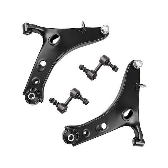 Front Lower Control Arm and Sway Bar End Link Kit - 4 Piece - Compatible with 2014 - 2018 Subaru Forester 2015 2016 2017