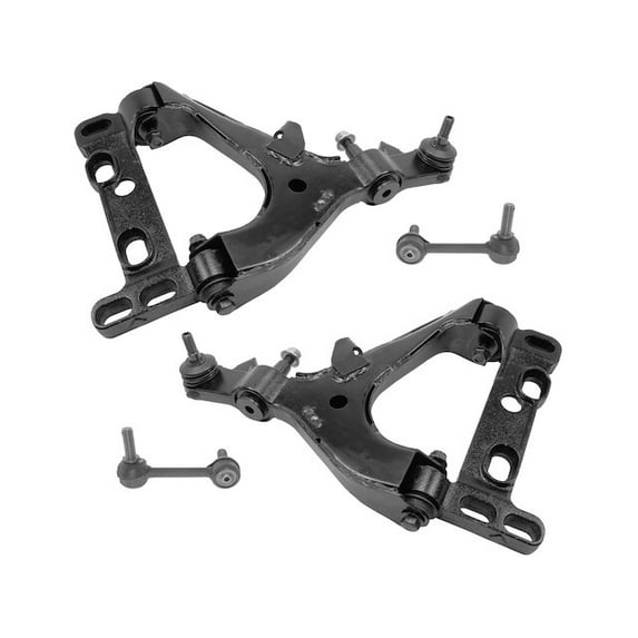 Front Lower Control Arm and Sway Bar End Link Kit - Compatible with 2005 - 2007 Saab 9-7x 2006