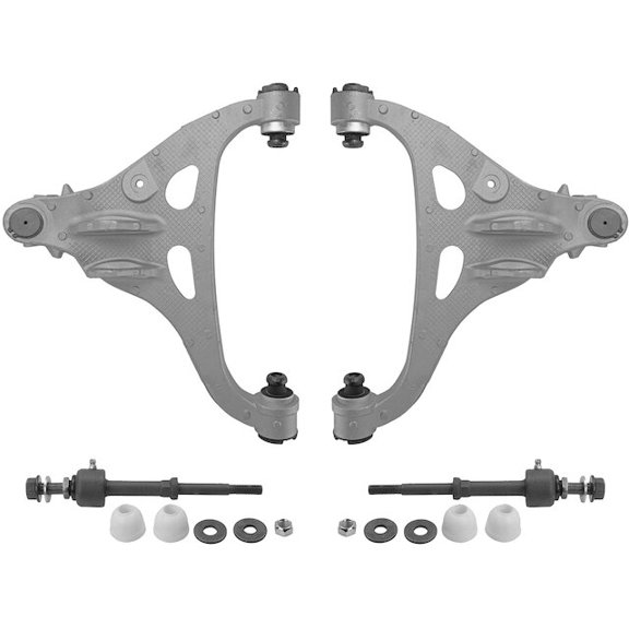 Front Lower Control Arm and Sway Bar End Link Kit - Compatible with 2006 - 2008 Lincoln Mark LT RWD 2007