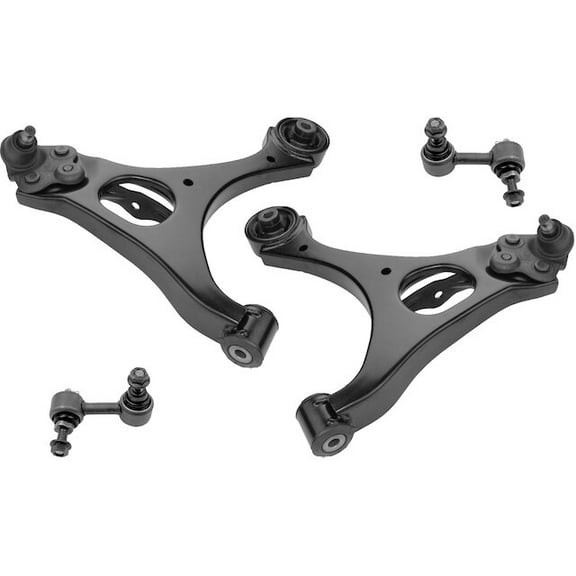 Front Lower Control Arm and Sway Bar End Link Kit - Compatible with 2006 - 2011 Honda Civic 2007 2008 2009 2010
