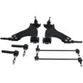 thumbnail image 1 of Front Lower Control Arm and Tie Rod End Kit 6 - Compatible with 2009 - 2017 Chevy Traverse 3.6L V6 2010 2011 2012 2013 2014 2015 2016, 1 of 2
