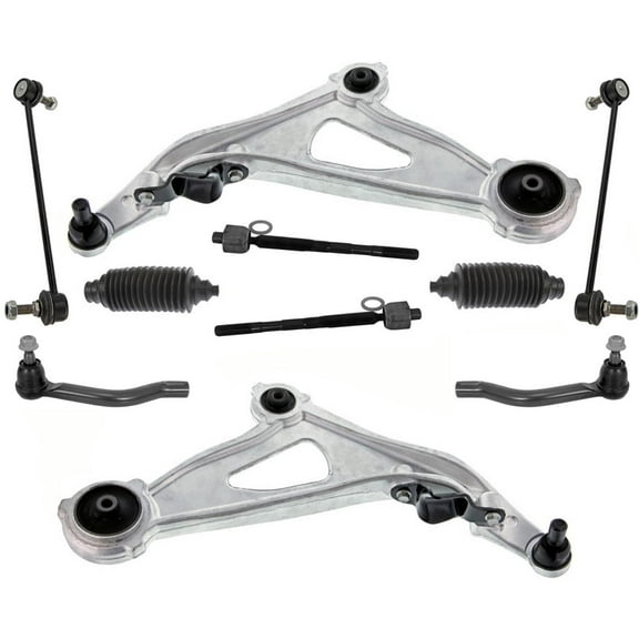 Front Lower Control Arms Ball Joints Tie Rods For 2013-2019 Nissan Pathfinder