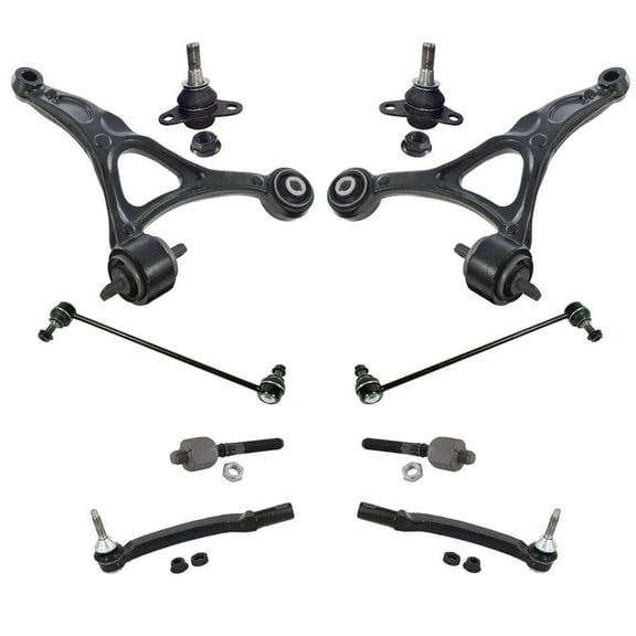 Front Lower Control Arms Ball Joints Tie Rods & Sway Links for Volvo XC90 03-09
