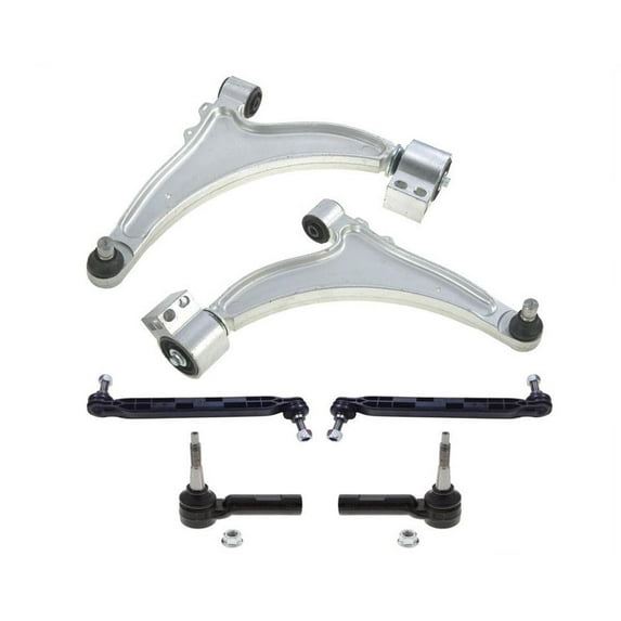 Front Lower Control Arms Sway Bar Links Tie Rods for Chevrolet Malibu 2013-2015