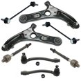 thumbnail image 1 of Front Lower Control Arms Sway Bar Links Tie Rods for Hyundai Elantra 2011-2016, 1 of 6
