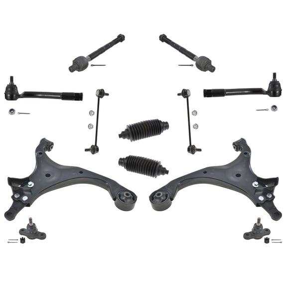 Front Lower Control Arms Tie Rods Ball Joints & Links for Kia Optima 07-10