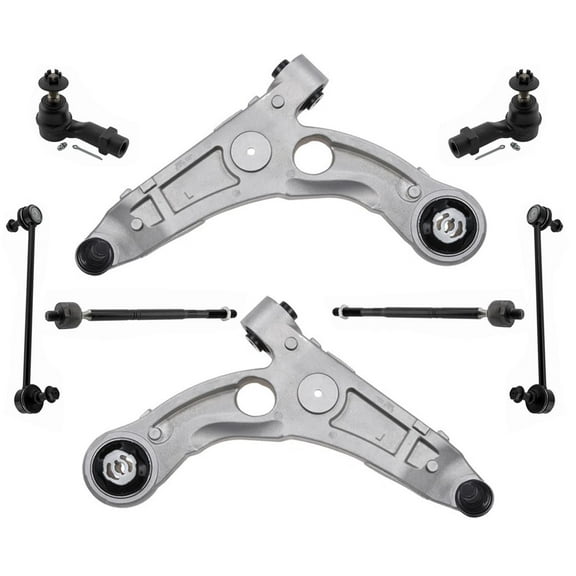 Front Lower Control Arms Tie Rods Links For Chrysler 200 W 18 Inch Wheel 15-17