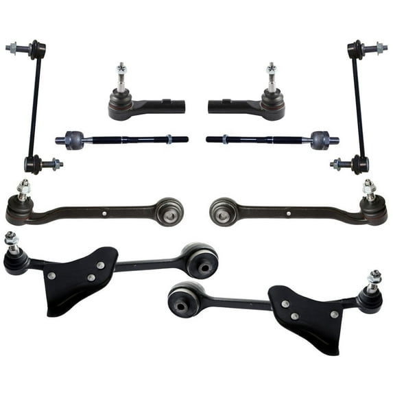 Front Lower Control Arms Tie Rods & Links For Ford Mustang 2.3L 3.7L 5.0L 15-20
