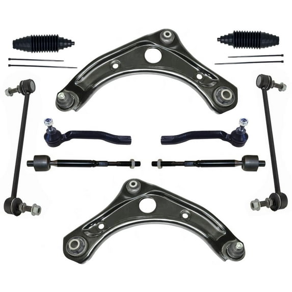 Front Lower Control Arms Tie Rods & Links For Nissan Versa 1.6L 2012-2019