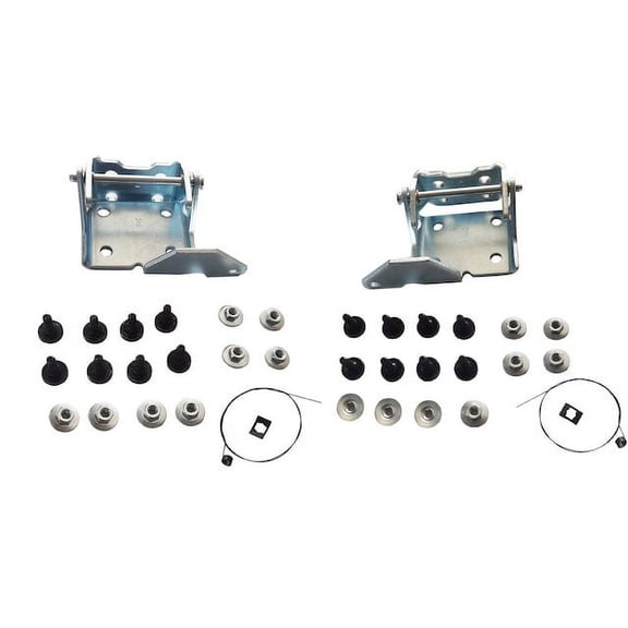 Front Lower Door Hinge Set - Compatible with 1988 - 1999 Chevrolet C1500 - Replacement