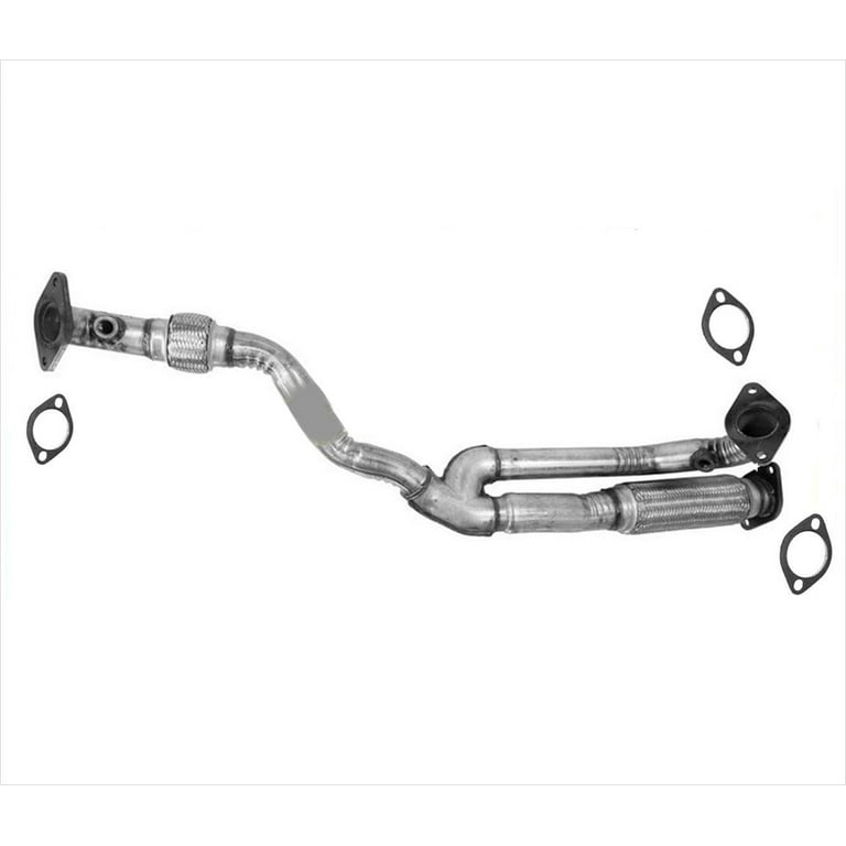 Tuyau Flexible En Y En Acier Inoxydable Compatible Avec Buick Enclave 2009-2017, Chevrolet Traverse, GMC Acadia, Saturn Outlook 3.6L V6 DirectFit Kit De R&eacute;paration D'&eacute;chappement Avec Joint