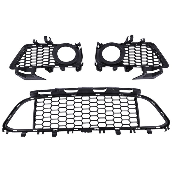 Front Lower Fog Light Cover 3PCS M Sport for BMW F30 F31 2012-2018