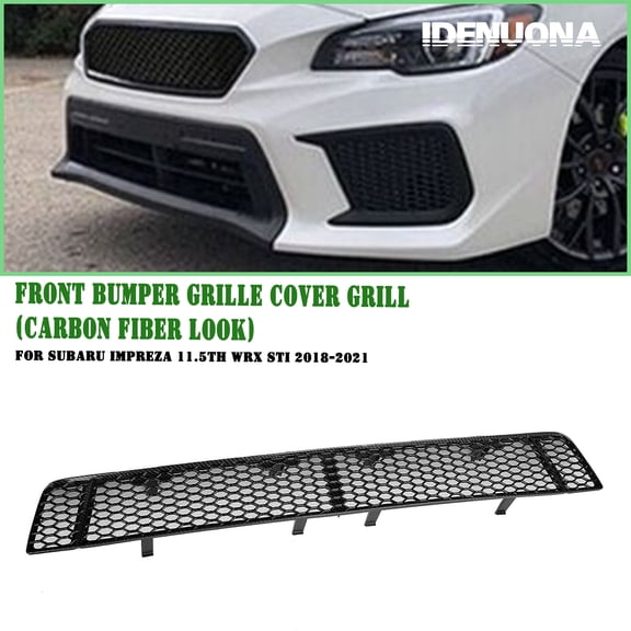 Front Lower Grill Insect Preven For Subaru Impreza WRX STI 2018-2021 Black
