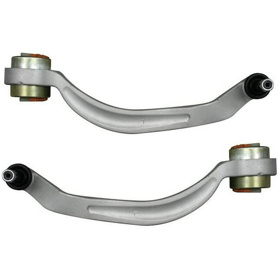 Front Lower Rearward Control Arm Set - Compatible with 1998 - 2004 Audi A6 1999 2000 2001 2002 2003