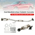 thumbnail image 1 of Front Manifold & Rear Catalytic Converter For Honda Accord 2.4L 2013-2017, 1 of 9
