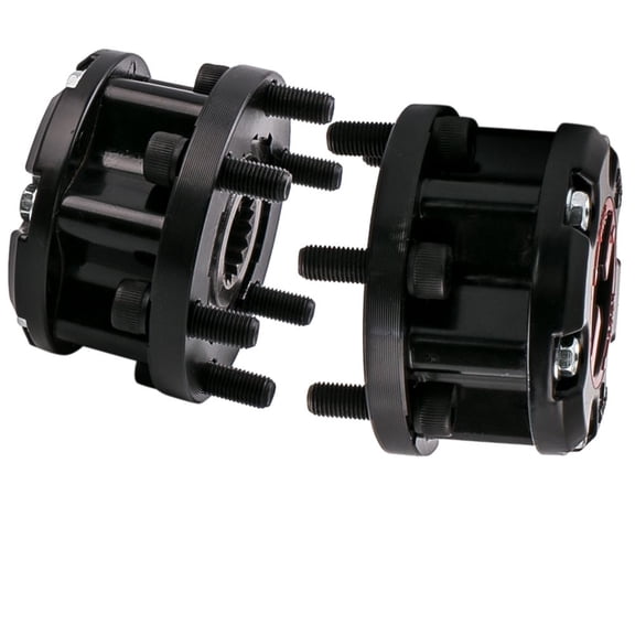 Front Manual Locking Hubs Pair - 17 Spline, OEM 8-97113446-PT, For Isuzu D-Max (2005+), Trooper II, Opel Frontera & Holden Jackaroo/Rodeo (1987-2002) - Left/Right Replacement