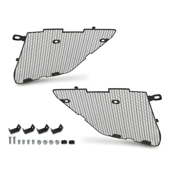 Front Mesh Grille Covers Radiator Guards Fit For 2020-2024 Corvette C8 Z51