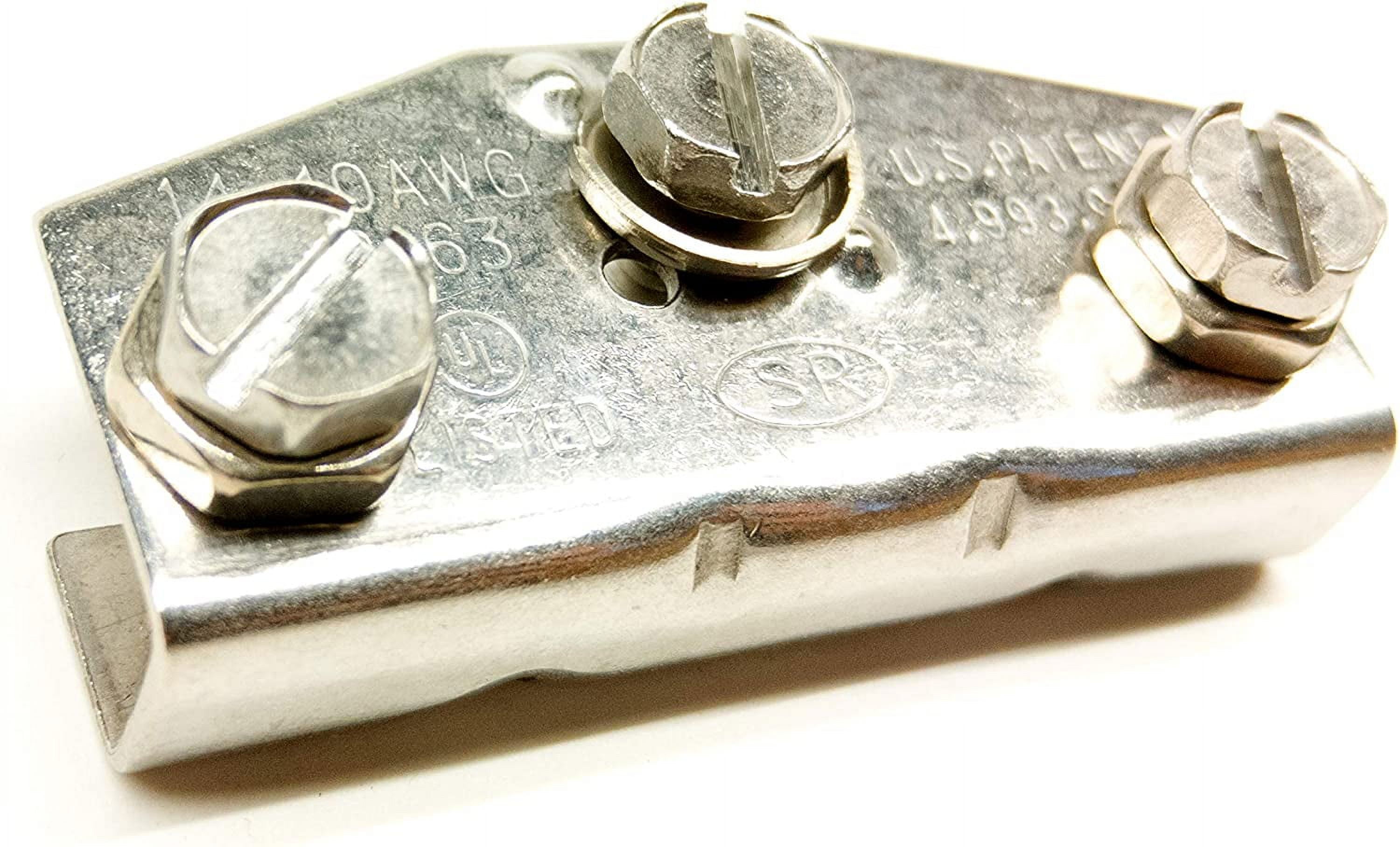 Front Meter Box Ground Clamp, Stainless Steel Plate , for Grounding