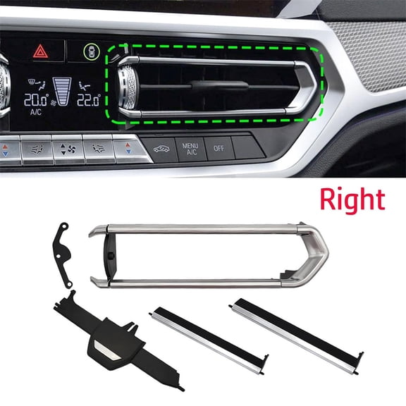Front Mid Right A/C Air Outlet Conditioner Vent Repair Kit For BMW 2 3 4 Series