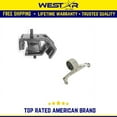 thumbnail image 1 of Front Motor Mount 2PCS Set Compatible for 1999-2002 Suzuki Esteem 1.8L Compatible for Manual Trans Replaces 8489 9581, 1 of 3