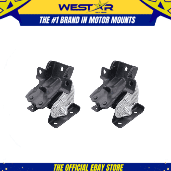 Front Motor Mount 2PCS Set fit Chevrolet Silverado 2500HD/ Silverado 3500HD 6.0L