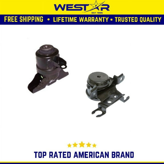 Front Motor Mount Set Compatible for 2001-2004 Compatible ford Escape/ Mazda Tribute 2.0L 2PCS Replaces 3056 3057