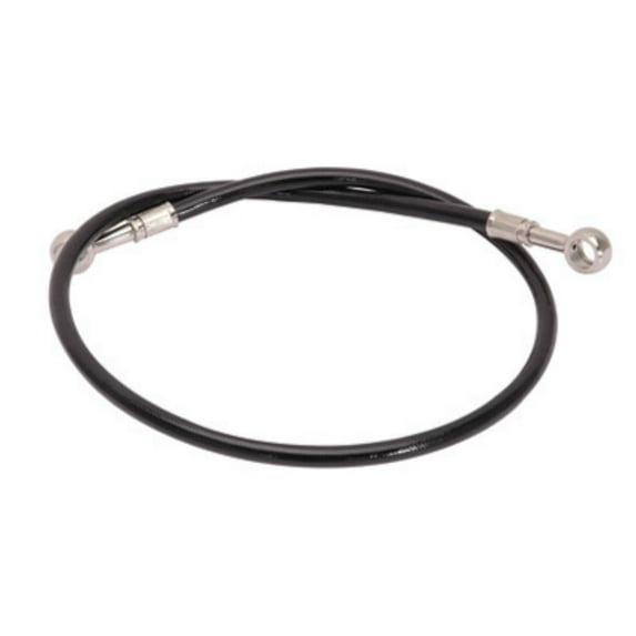Front Motorcycle Steel Braided Brake Line Standard Length Green for Kawasaki KX80 1998-2000