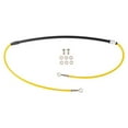 thumbnail image 1 of Front Motorcycle Steel Braided Brake Line Standard Length Yellow Compatible With Kawasaki KX250 2019-2020, 1 of 1