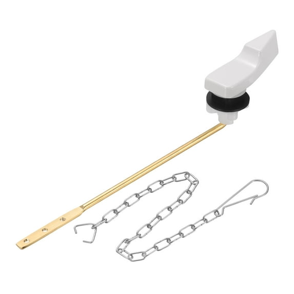 Front Mount Universal Toilet Handle Replacement, 702 White