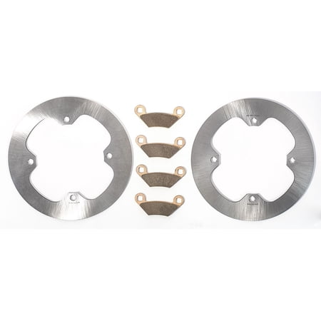 Front MudRat Brake Rotors & Pads 2016-24, 2026 Polaris Sportsman XP 1000 Touring