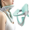 thumbnail image 1 of Front Neck Posture Corrector Brace with 360° Adjustment, Adjustable Posture Support for Women and Men, Cervical Collar for Neck Pain Relief - Mint Green, 1 of 8