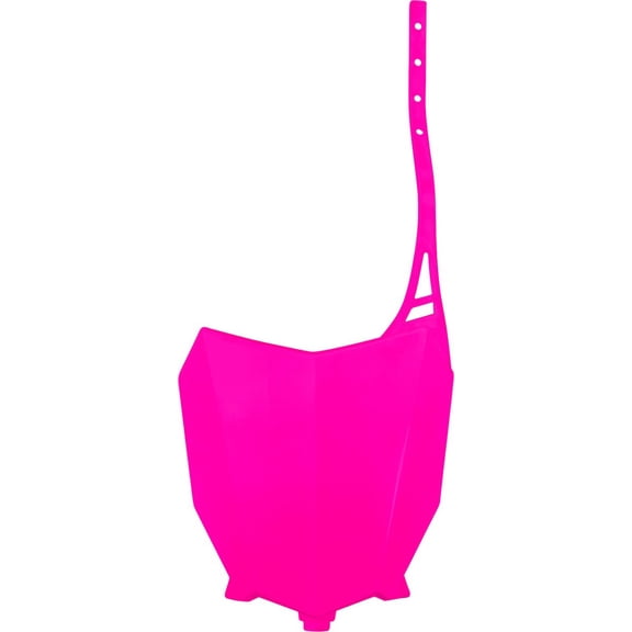 Front Number Plate, Florescent Pink