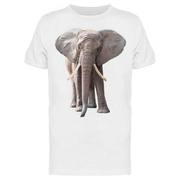 Front Of African Elephant T-Shirt Men -Image by Shutterstock, Male XX-Large