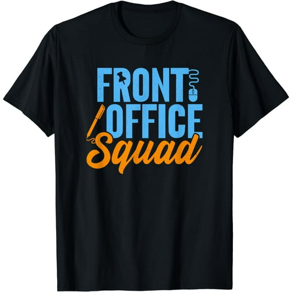 Front Office Squad Receptionist Front Desk Admin Assistant T-Shirt
