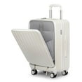 thumbnail image 1 of Front Open Carry On Luggage Laptop Compartment 100%PC TSA Lock Spinner Wheels 20" Lightweight Hardside Suitcase, 1 of 7