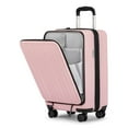 thumbnail image 1 of Front Open Carry On Luggage Laptop Compartment 100%PC TSA Lock Spinner Wheels 20" Lightweight Hardside Suitcase, 1 of 8