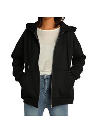 Zippered Sweatshirt Without Hood
